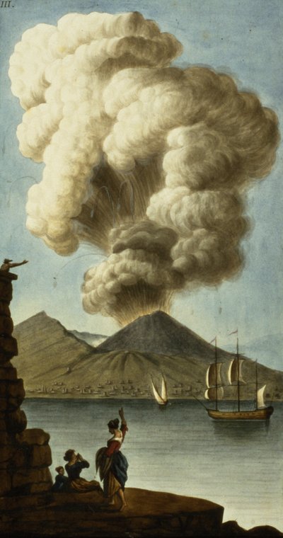 Vesuvius Erupting, Plate III from Sir William Hamilton